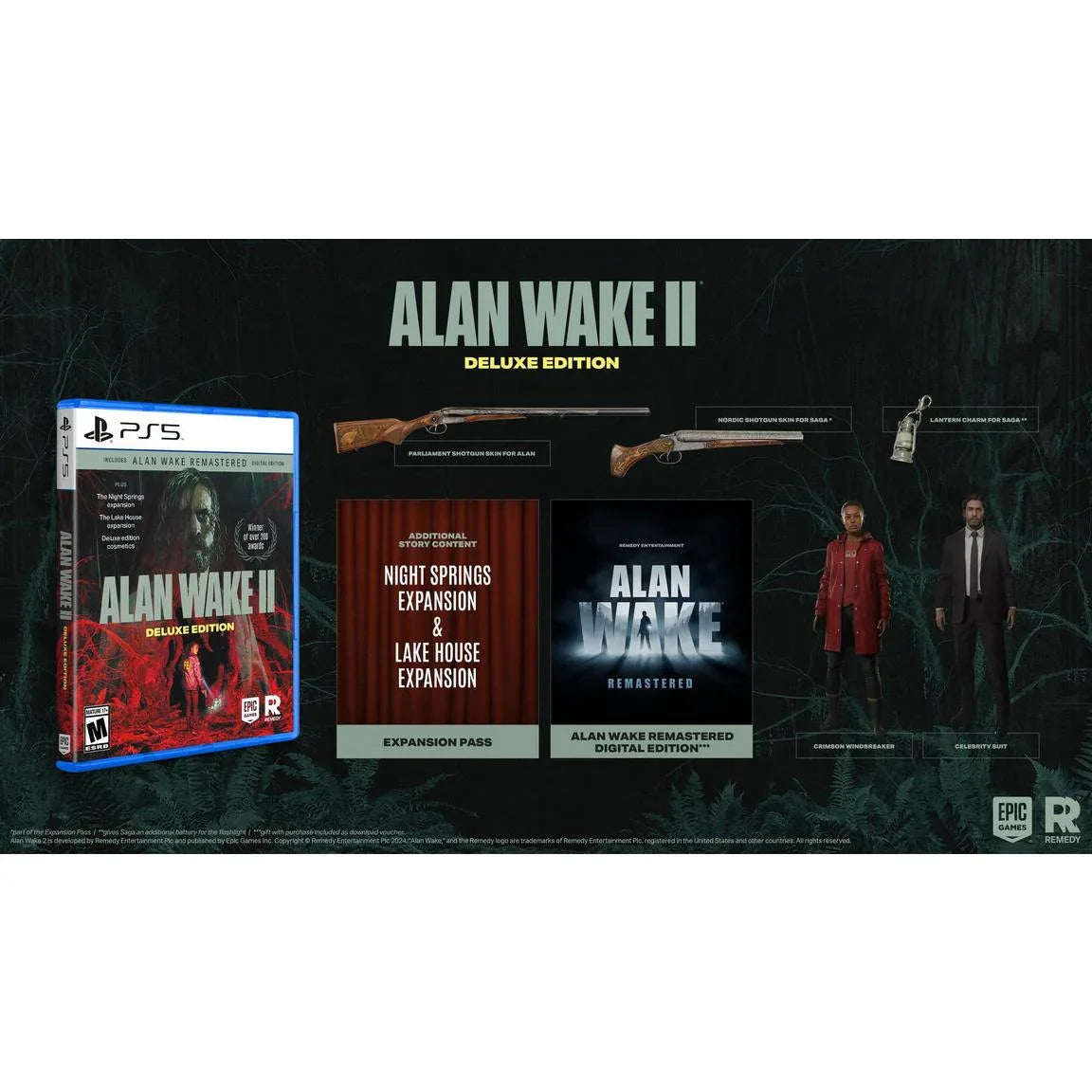 Alan Wake II: Deluxe Edition - PlayStation 5 - New